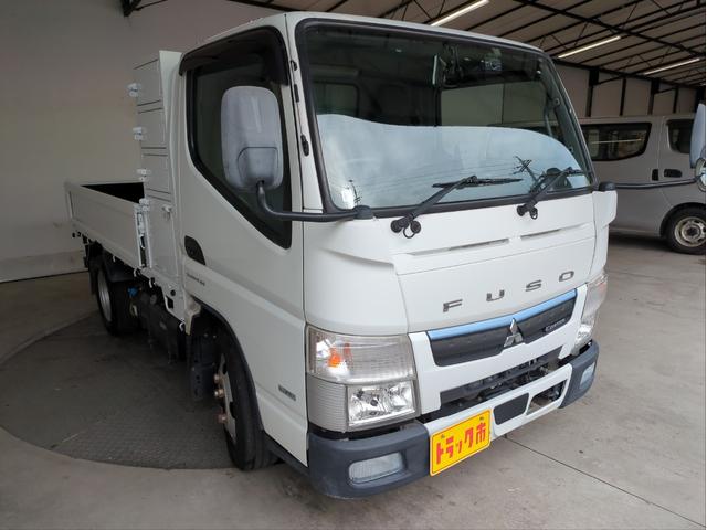 キャンター ロング全低床DX ドライブレコーダー ETC キーレス HID 電格ミラー バックカメラ 車線逸脱警報 木床 両3段工具棚 3方開 リアダブルタイヤ BTオーディオ ディーゼル車 AT 最積3000kg(19枚目)