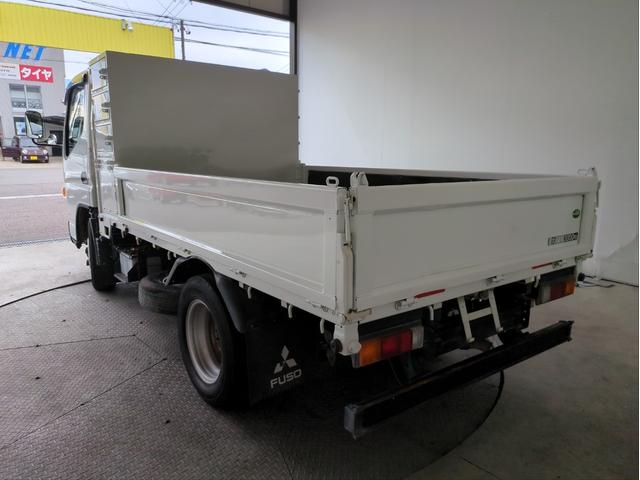 キャンター ロング全低床DX ドライブレコーダー ETC キーレス HID 電格ミラー バックカメラ 車線逸脱警報 木床 両3段工具棚 3方開 リアダブルタイヤ BTオーディオ ディーゼル車 AT 最積3000kg(20枚目)