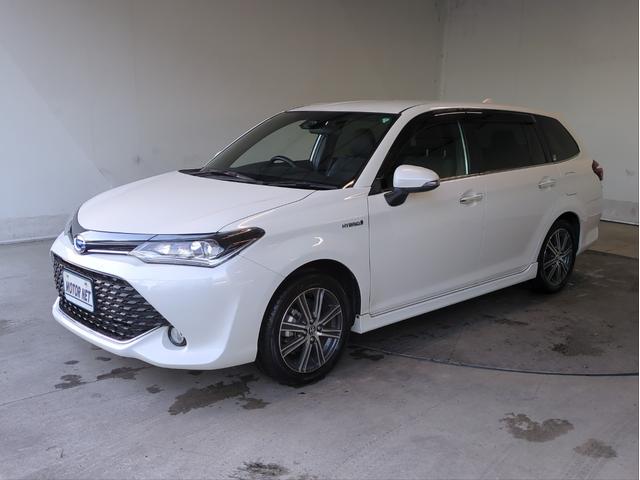 カローラフィールダー ハイブリッドG ダブルバイビー 衝突軽減装置 車線逸脱警報 純正ナビ バックカメラ ハーフレザーシート BTオーディオ CD・DVD再生 LEDライト オートライト 純正アルミ ETC Fフォグランプ アイドリングストップ(37枚目)