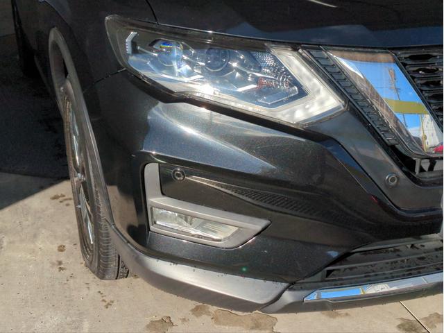 エクストレイル 20Xi 後席モニター 電動リアゲート 衝突軽減装置 追従クルコン レーンアシスト 障害物センサー BSM 全周囲カメラ ドラレコ ETC 純正ナビ BTオーディオ ブルーレイ再生 純正アルミ(22枚目)