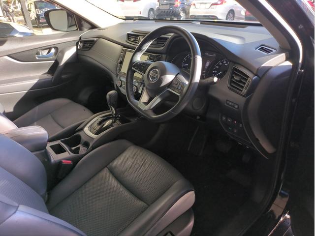 エクストレイル 20Xi 後席モニター 電動リアゲート 衝突軽減装置 追従クルコン レーンアシスト 障害物センサー BSM 全周囲カメラ ドラレコ ETC 純正ナビ BTオーディオ ブルーレイ再生 純正アルミ(24枚目)