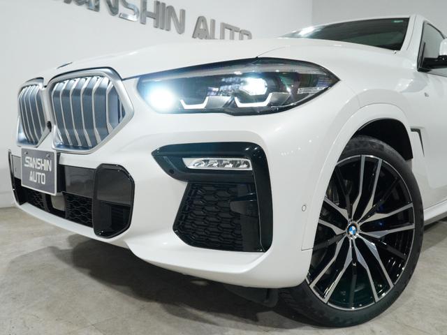 Ｘ６ ｘＤｒｉｖｅ　３５ｄ　Ｍスポーツ　Ｍスポーツエクステリア　Ｍスポーツ２２インチＡＷ　レッドレザーインテリア　カーボンインテリア　パノラマルーフ　３６０°カメラ　クリスタルシフトノブ　ＬＥＤヘッドライト（9枚目）