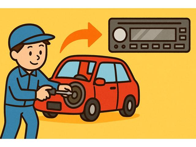 オーディオやカーナビなどインテリアパーツの取付けもお任せください！丁寧に対応いたします。