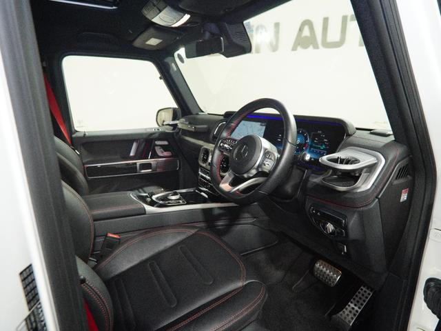 Gクラス G400d THORマフラースピーカー AMG20インチブラックAW ホログラフィックFフィルム ドアミラー&背面カバーグロスブラックペイント シートH レーダーセーフティ ドラレコ SR アダプティブダンピング(15枚目)