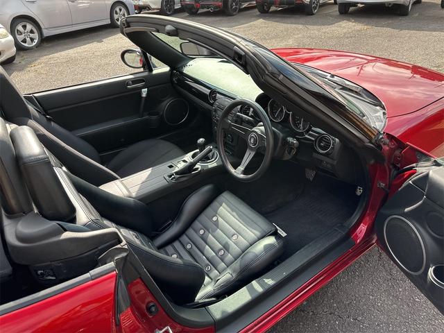 ロードスター RS F6速・禁煙車・RSアイザワマフラー・社外ステンレスエキマニ・クスコ車高調・RAYS17AW・クスコタワーバー・ダックテールスポイラー・ナルディハンドル・D席レカロ旧車風貼替えシート・ETCカードキー(5枚目)