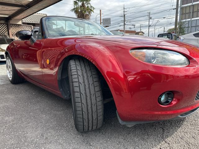 ロードスター RS F6速・禁煙車・RSアイザワマフラー・社外ステンレスエキマニ・クスコ車高調・RAYS17AW・クスコタワーバー・ダックテールスポイラー・ナルディハンドル・D席レカロ旧車風貼替えシート・ETCカードキー(24枚目)