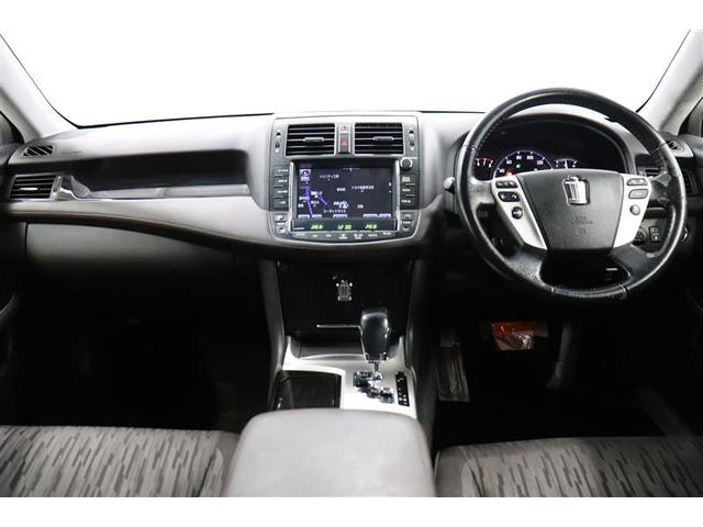 クラウン アスリート　フルセグ地デジＴＶ　オ－トエアコン　ＥＴＣ車載器　イモビライザー　ＶＳＣ　スマートキープッシュスタート　助手席エアバッグ　電動パワーシート　バックモニタ　ナビＴＶ　アルミホイール　キーレスエントリー（3枚目）