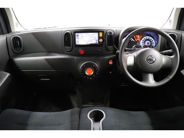 キューブ 15X Vセレクション セキュリティアラーム 地デジフルセグ Bカメ AUTOエアコン エコモード ETC 記録簿付き メモリーナビ キ-フリ- アルミホイール ナビTV ABS パワーステアリング 運転席エアバッグ(3枚目)