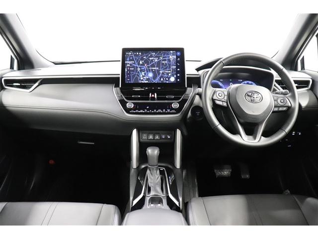 カローラクロス ハイブリッド　Ｚ　ＰＣＳ　フルセグテレビ　ＬＥＤヘッドライト　Ｂカメラ　ナビ・ＴＶ　インテリジェントキー　パワーシート　アイドルストップ　キーフリー　ドライブレコーダー　アルミホイール　ＥＴＣ　元試乗車　盗難防止（3枚目）