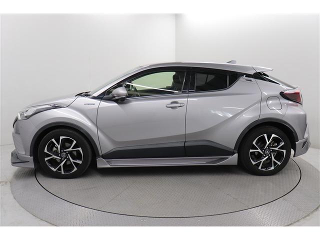 C-HR G ハーフ革 TSS ワンオナ エアロ アイドルストップ 定期点検記録簿 LEDヘッド バックモニタ イモビライザー ナビ&TV ETC付 キーフリーシステム スマキー 横滑り防止機能 クルーズC アルミ(12枚目)
