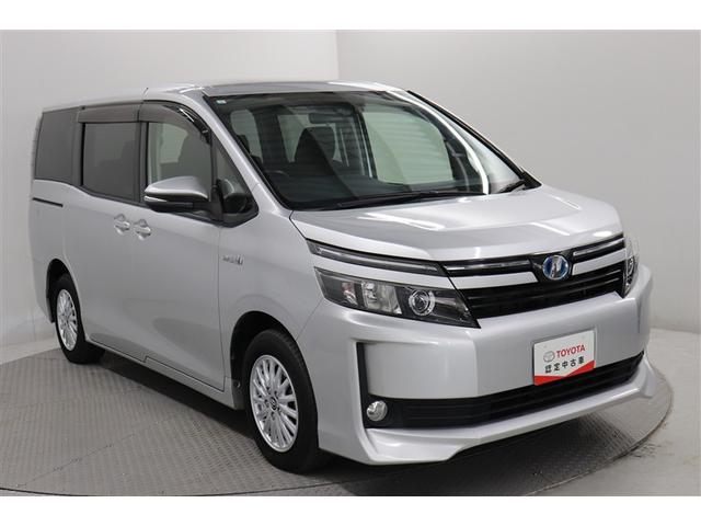 ヴォクシー ハイブリッドＶ　スマートキープッシュスタート　盗難防止アラーム　記録簿有　ＤＶＤ再生可　Ｂモニター　オートクルーズ　Ｗエアバック　ナビＴＶ　ＥＳＣ　ＥＴＣ車載器　リモコンキー　ＰＳ　ＬＥＤヘットライト　３列　アルミ（14枚目）