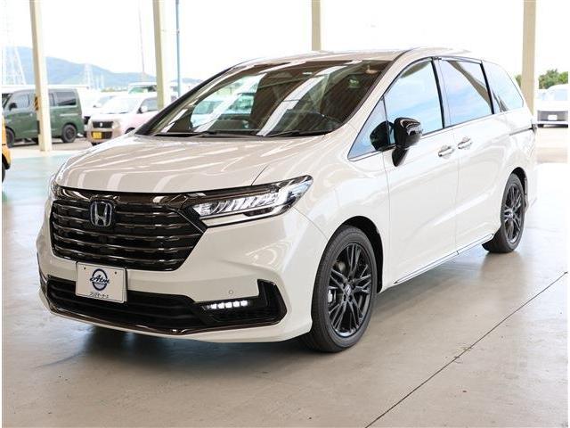 オデッセイハイブリッド ｅ：ＨＥＶアブソルート・ＥＸブラックエディション　登録済未使用車・１１．４型ナビ・ＴＶ・３６０カメラ付（21枚目）