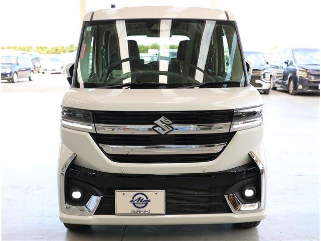 スペーシアカスタム ハイブリッドXSターボ ナビ フルセグTV バックカメラ 障害物センサー ETC スマートキー セキュリティ プライバシーガラス アルミホイール エアロパーツ アイドリングストップ 衝突被害軽減ブレーキ シートヒーター(25枚目)