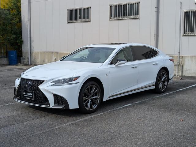 ＬＳ ＬＳ５００ｈ　Ｆスポーツ　法人ワンオーナー　禁煙車　白革シート　マークレビンソン　デジタルインナーミラー　ＡＣ１００Ｖ　寒冷地仕様　リモコンエンジンスターター（3枚目）