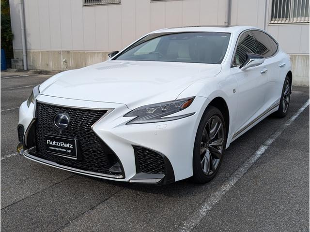 ＬＳ ＬＳ５００ｈ　Ｆスポーツ　法人ワンオーナー　禁煙車　白革シート　マークレビンソン　デジタルインナーミラー　ＡＣ１００Ｖ　寒冷地仕様　リモコンエンジンスターター（4枚目）