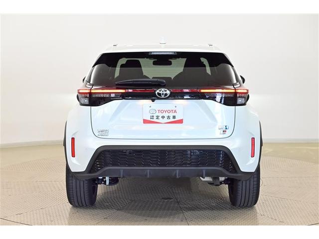 ヤリスクロス ハイブリッド　ＧＲスポーツ　衝突軽減　オートクルーズコントロール　ＬＥＤヘッド　Ｂカメラ　キーレス　スマートキー　イモビライザー　オートエアコン　横滑り防止装置　記録簿　アルミホイール　ハーフレザーシート（3枚目）