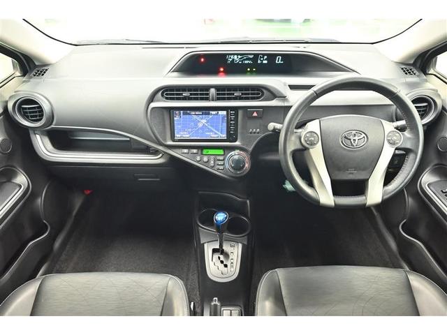 アクア G バックモニタ セキュリティー メンテナンスノート デュアルエアバック ナビTV LED パワーウィンドウ ESC ATエアコン ABS パワーステアリング アルミ 運転席エアバッグ ETC(6枚目)