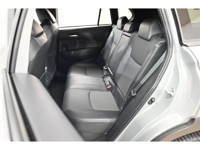 カローラクロス ハイブリッド　Ｚ　本革シート　衝突軽減Ｂ　記録簿有　スマキ－　Ｂモニター　アクティブクルーズコントロール　イモビ　ＬＥＤ　ＡＣ　運転席Ｐシート　キーレス　パワステ　アルミ　エアバッグ　ＡＢＳ　パワーウィンドウ（12枚目）