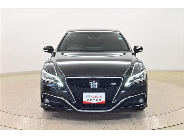 クラウンハイブリッド ＲＳアドバンス　地デジ　衝突被害軽減装置　黒革シート　ＬＥＤヘットライト　後カメラ　クルコン　ＡＣ　Ｐシート　エアバッグ　ナビＴＶ　セキュリティーアラーム　キーフリー　スマートキ　パワーウィンドウ　メモリナビ　アルミ（2枚目）