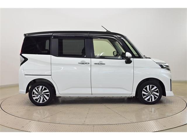 ルーミー カスタムG 両側電動SD LEDヘット バックビューモニター 衝突回避ブレーキ 地デジ スマートキー メモリナビ クルーズコントロール DVD ETC ドライブレコーダー 1オーナー オートエアコン ナビ&TV(4枚目)