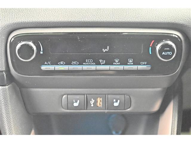 ヤリス ハイブリッドＺ　ＰＣＳ　地デジ　Ｂカメラ　ドラレコ付　ＬＥＤランプ　スマキー　テレビ　ＶＳＣ　パワステ　１オナ車　クルコン　キーフリー　ＡＢＳ　イモビ　エアコン　エアバッグ　デュアルエアバック（8枚目）