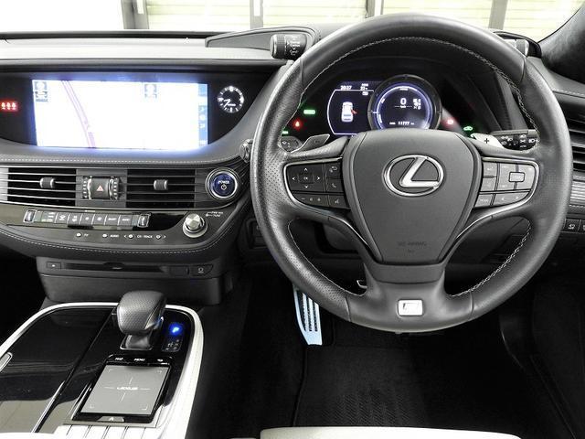 LS500h Fスポーツ モデリスタエアロSR純正SDナビTVパノラミックビュー本革シート&シートヒーター純正20AWレーダークルーズ&プリクラッシュLEDヘッド(11枚目)