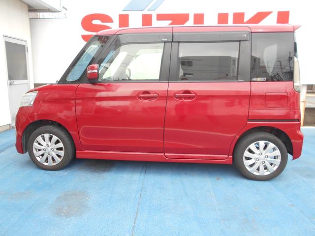 スペーシアカスタム XS 両側スライドドア片側電動ドア スマートフォン連動ナビ ステアリングスイッチ バックモニター ETC HIDヘッドライト 純正フォグランプ 純正アルミホイール オートエアコン キーレスプッシュスタート(5枚目)