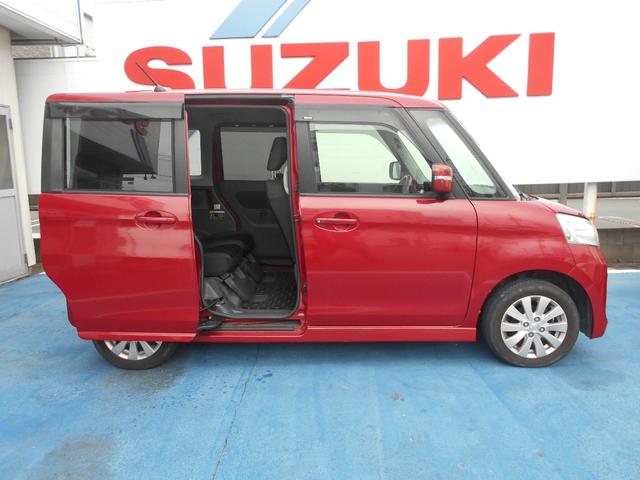 スペーシアカスタム XS 両側スライドドア片側電動ドア スマートフォン連動ナビ ステアリングスイッチ バックモニター ETC HIDヘッドライト 純正フォグランプ 純正アルミホイール オートエアコン キーレスプッシュスタート(8枚目)