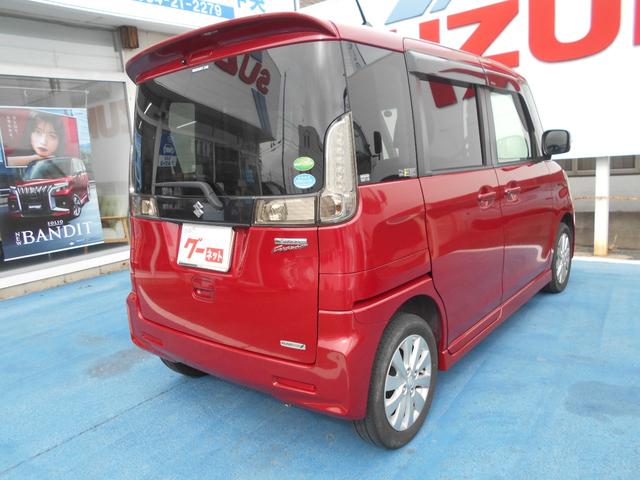 スペーシアカスタム XS 両側スライドドア片側電動ドア スマートフォン連動ナビ ステアリングスイッチ バックモニター ETC HIDヘッドライト 純正フォグランプ 純正アルミホイール オートエアコン キーレスプッシュスタート(10枚目)