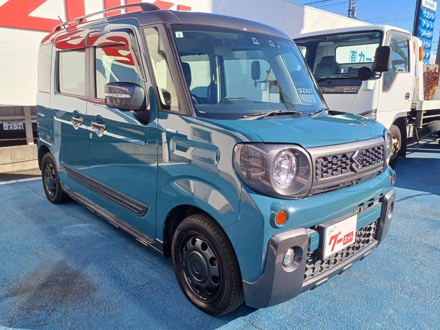 スペーシアギア ハイブリッドＸＺ　両側電動スライドドア　全方位カメラ付ナビ＆ＴＶ　ステアリングスイッチ　前後ドライブレコーダー　ビルトインＥＴＣ　シートヒーター　スリムサーキュレーター　パーソナルテーブル　ロールサンシェード（4枚目）