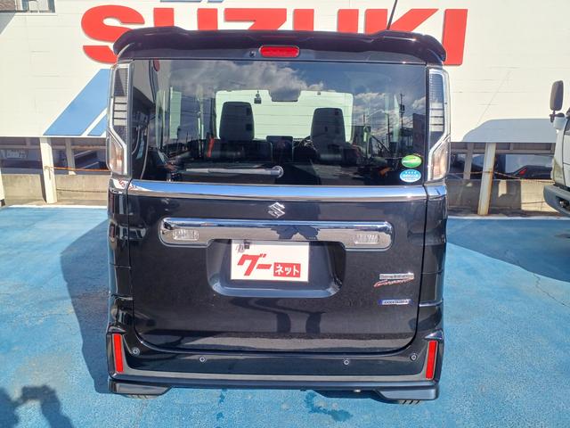 スペーシアカスタム ハイブリッドＸＳ　両側電動スライドドア　ナビ＆ＴＶ　バックモニター　ステアリングスイッチ　フロントドライブレコーダー　ビルトインＥＴＣ　シートヒーター　スリムサーキュレーター　パーソナルテーブル　ロールサンシェード（5枚目）