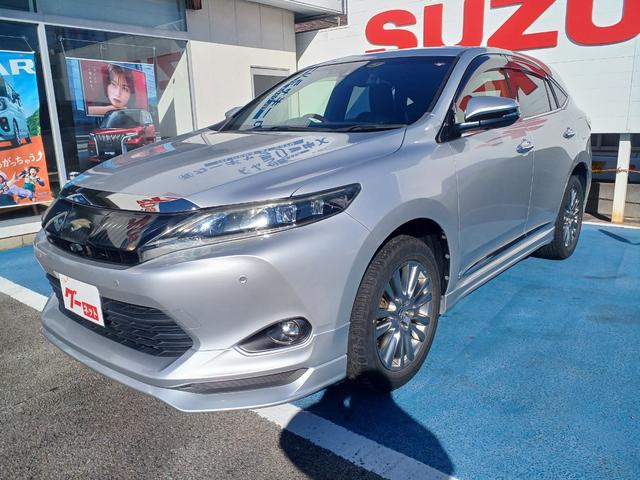 ハリアー プレミアム　アドバンスドパッケージ　純正フロント・サイド・リアスポーラー　ナビ＆ＴＶフルセグ（ＴＶコントロール付）パノラミックビューモニター　ドライブレコーダー　革シート（運転席パワーシート）パワーバックドア　ＥＴＣ２．０　スマートキー（3枚目）