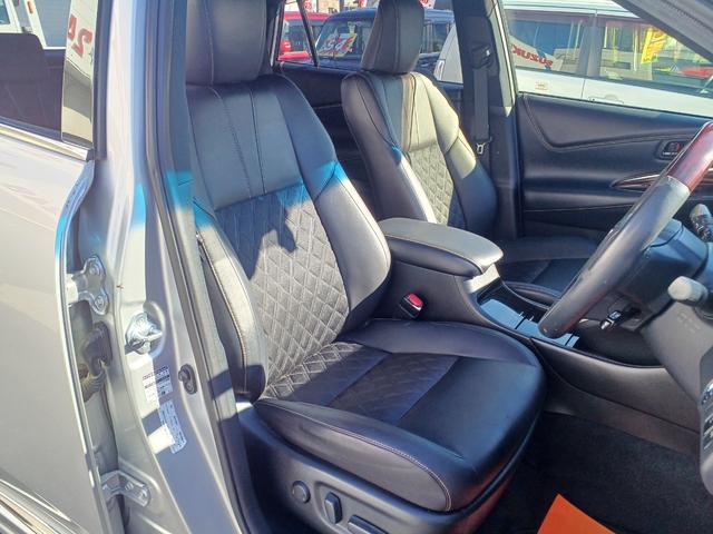 ハリアー プレミアム　アドバンスドパッケージ　純正フロント・サイド・リアスポーラー　ナビ＆ＴＶフルセグ（ＴＶコントロール付）パノラミックビューモニター　ドライブレコーダー　革シート（運転席パワーシート）パワーバックドア　ＥＴＣ２．０　スマートキー（12枚目）