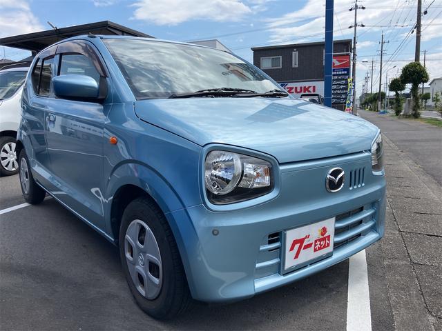 キャロル ＧＳ　キーレスエントリー　アイドリングストップ　クリアランスセンサー　シートヒーター　パワーステアリング　パワーウィンドウ　ライトブルー（5枚目）