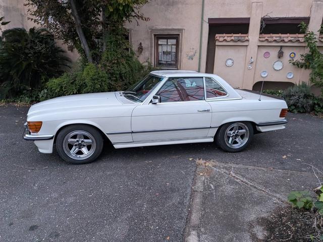 SL 500SL 左ハンドル 赤革シート シートヒーター キーレス ETC ウッドパネル メッキミラー(4枚目)