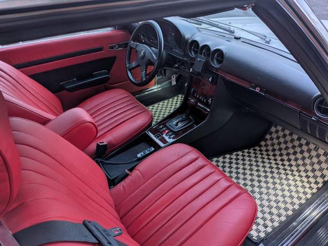 SL 500SL 左ハンドル 赤革シート シートヒーター キーレス ETC ウッドパネル メッキミラー(5枚目)