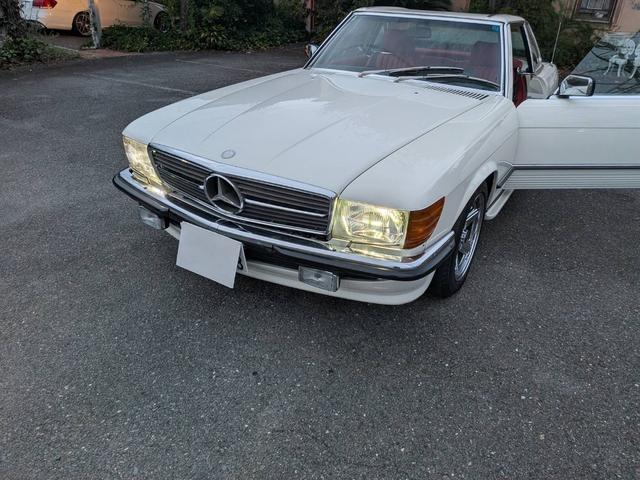 SL 500SL 左ハンドル 赤革シート シートヒーター キーレス ETC ウッドパネル メッキミラー(16枚目)