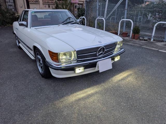 SL 500SL 左ハンドル 赤革シート シートヒーター キーレス ETC ウッドパネル メッキミラー(17枚目)