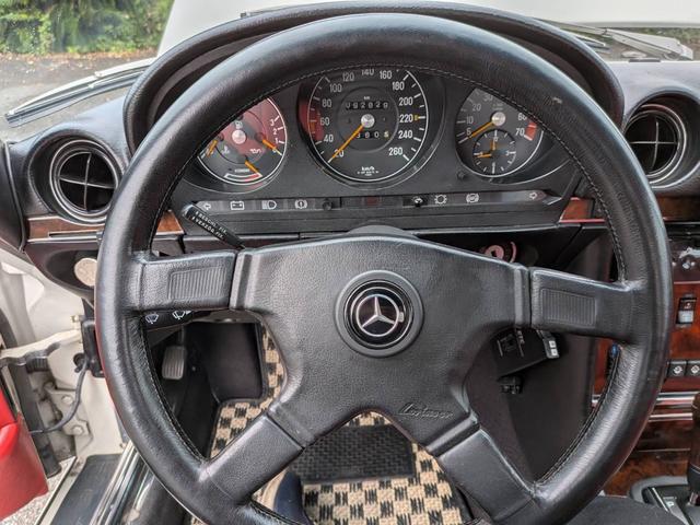 SL 500SL 左ハンドル 赤革シート シートヒーター キーレス ETC ウッドパネル メッキミラー(24枚目)