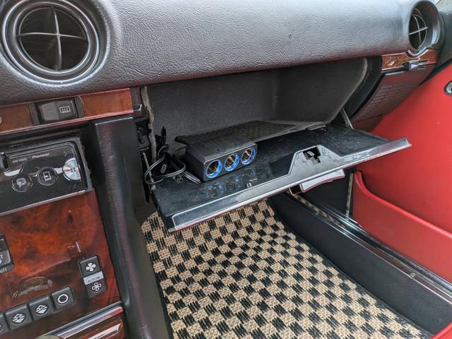 SL 500SL 左ハンドル 赤革シート シートヒーター キーレス ETC ウッドパネル メッキミラー(28枚目)