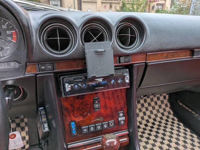 SL 500SL 左ハンドル 赤革シート シートヒーター キーレス ETC ウッドパネル メッキミラー(68枚目)