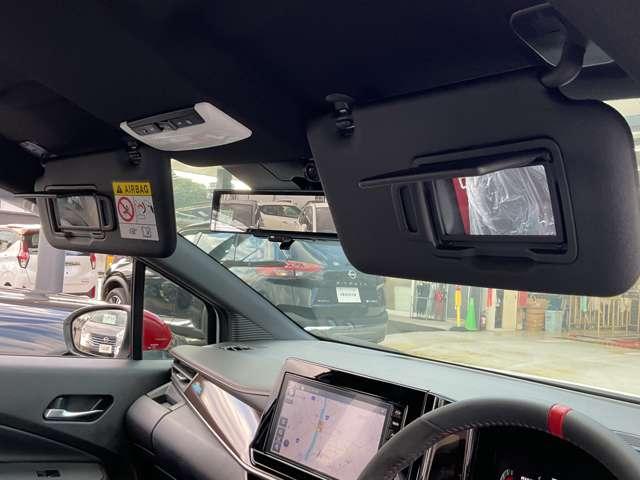 オーラ ニスモ　純正メモリーナビ・ナビ連動ドライブレコーダー（Ｆ＆Ｒ）・インテリジェントルームミラー・アラウンドビューモニター・ＮＩＳＭＯ専用フロアカーペット・ＮＩＳＭＯ専用プラスチックバイザー（23枚目）