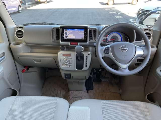 クリッパーリオ チェアキャブハイルーフ スロープタイプ 日産純正カーナビゲーション・ETC車載器2.0・オートエアコン・プッシュ式エンジンスターター・ナビ連動ドライブレコーダー(F&R)・14インチアルミホイール・LEDヘッドランプ・ハロゲンフォグランプ(4枚目)