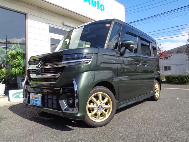 スペーシアカスタム ハイブリッドGS 自社ユーザー様直接仕入 1オーナー ナビ フルセグTV Bluetooth バックカメラ ミニライトAW ビルトインETC 前後ドラレコ  純正マット サイドバイザー 新車保証(4枚目)