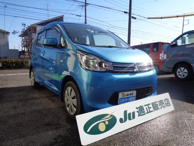 ｅＫワゴン Ｅ　社外ＳＤナビ　フルセグＴＶ　ＣＤ　ＤＶＤ　Ｂｌｕｅｔｏｏｔｈ　ＥＴＣ　ドラレコ　キーレス　車検整備２年付（3枚目）