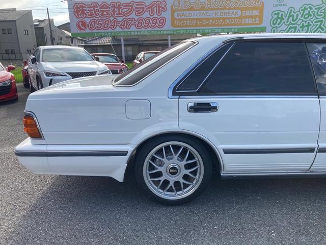 セドリック ブロアム　ターボ　ＶＩＰバンパー　ローダウン　ＢＢＳアルミ　新品ローダウンサス　ＢＢＳ１８インチアルミ　タイヤ４本新品　ハードトップ（19枚目）