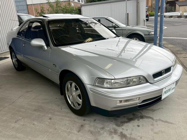 レジェンドクーペ β　フルノーマル車　パワーシート　オートエアコン　電動サンルーフ　チルド機能付き　メモリーシート　キーレス　ＳＯＮＹコンポ　後期モデル　ＥＴＣ　トランクスポイラー　オートアンテナ　イージークローザードア（19枚目）
