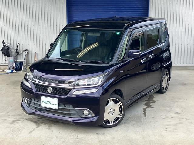 ソリオバンディット Fリミテッド ワンオーナー 禁煙車 カロッツェリア8インチナビ フルセグTV CD DVD バックモニター 両側ワンタッチパワースライドドア LEDヘッドライト スマートキー プッシュスタート パーソナルテーブル(2枚目)