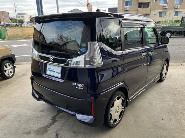 ソリオバンディット Fリミテッド ワンオーナー 禁煙車 カロッツェリア8インチナビ フルセグTV CD DVD バックモニター 両側ワンタッチパワースライドドア LEDヘッドライト スマートキー プッシュスタート パーソナルテーブル(7枚目)