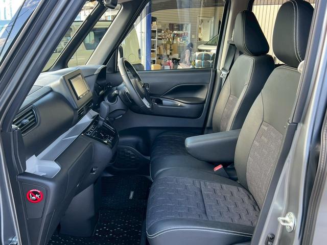 デリカミニ T 新品リフトアップサス(車検対応) 社外マッドブラック15インチアルミ オープンカントリー ホワイトレター グレーツートン クラリオンナビ Bluetooth フルセグTV バックモニター スマートキー(51枚目)